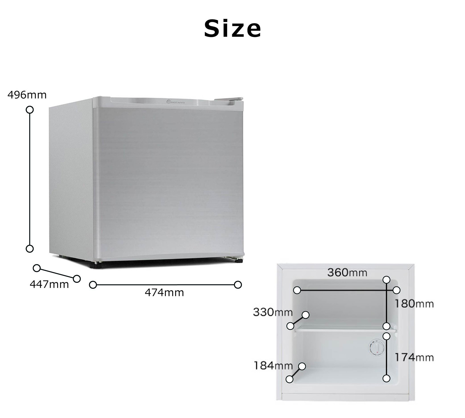 1ドア冷凍庫 32L TH-32LF1-SL : 製品一覧