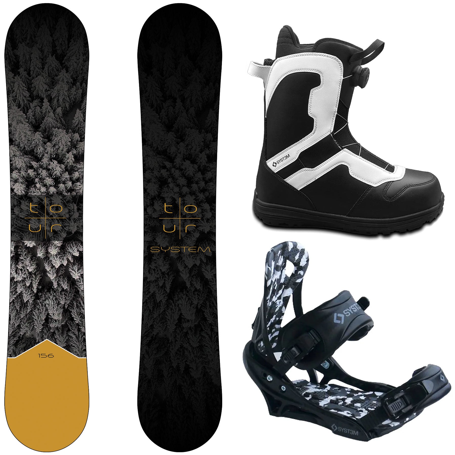 Preseason Deal 2026 Complete Snowboard Package - System Tour, Pro