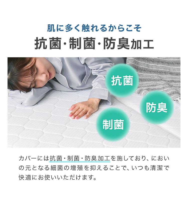 エアーメッシュマットレス (三つ折り) (シングル) (厚さ 10cm