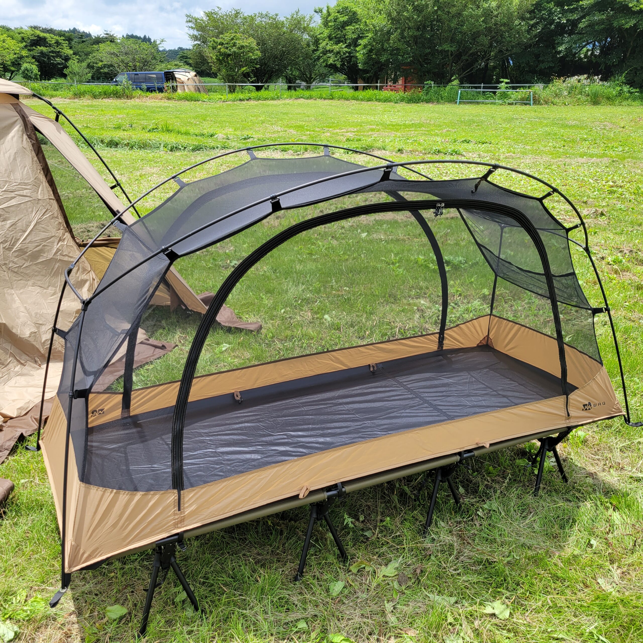 WAQ】ASTRA CTコット用インナーテント（ワイドサイズ）レビュー｜蚊帳