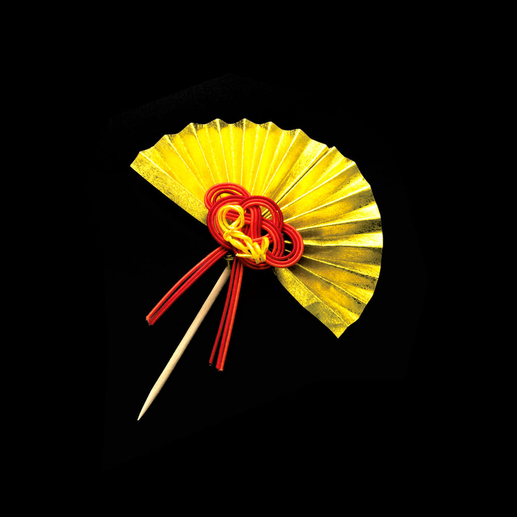 Mizuhiki Celebration Decoration (with toothpick) Celebration Fan