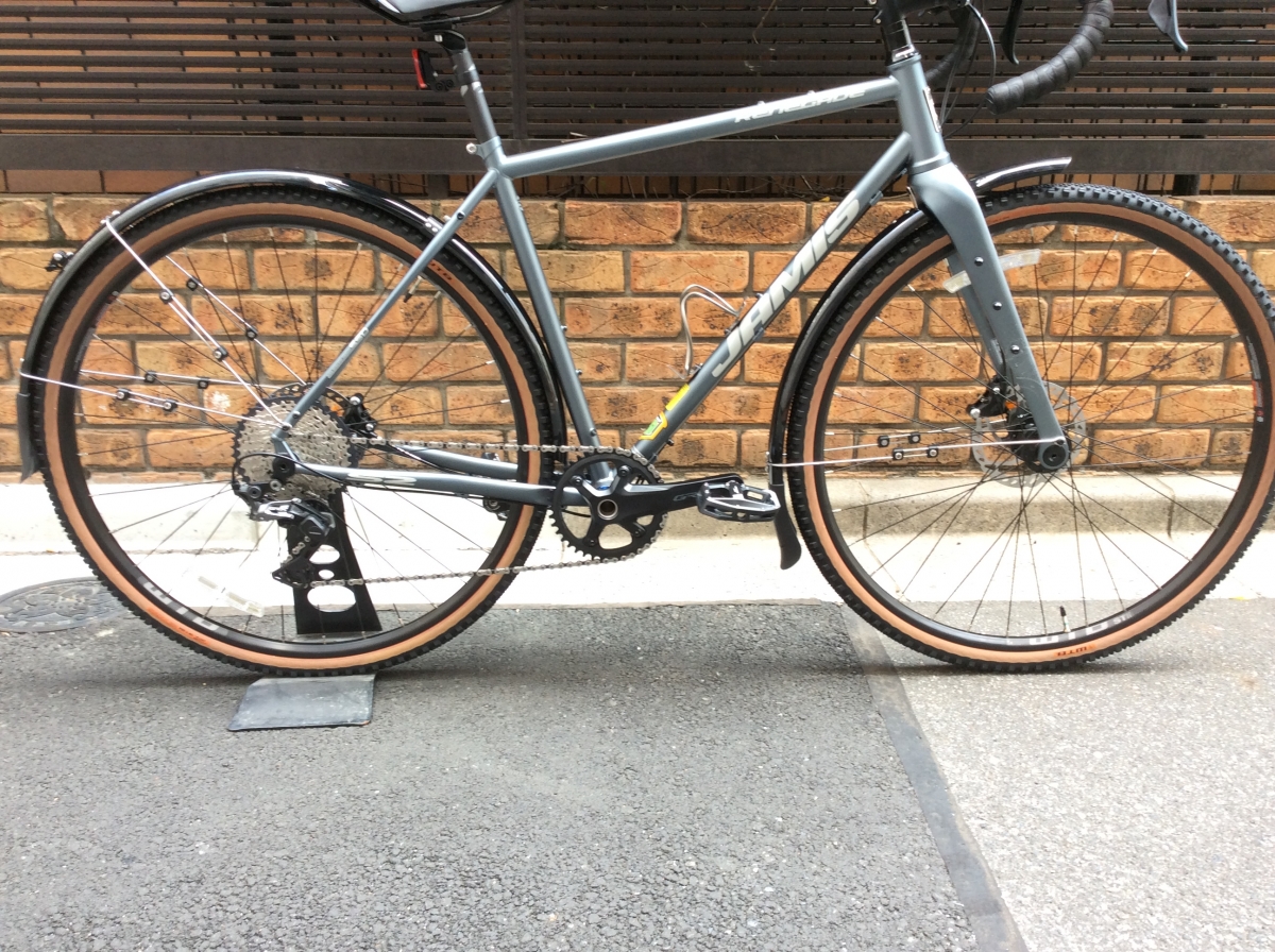 雨の日の走行も問題なし！グラベルロード、クロスバイク、ロードにも