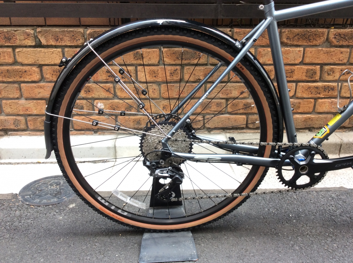 雨の日の走行も問題なし！グラベルロード、クロスバイク、ロードにも