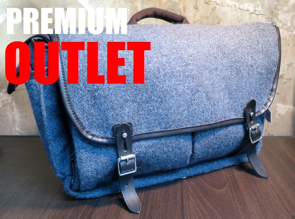 OUTLET】ハリスツイードによる至高のフロントバッグが現品限りの