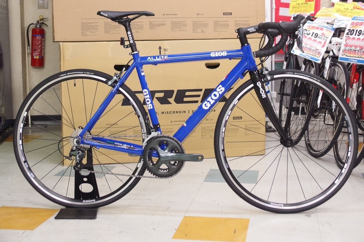 アウトレット】鮮やかなブルーが素敵な 「GIOS」のロードバイク ALLITE