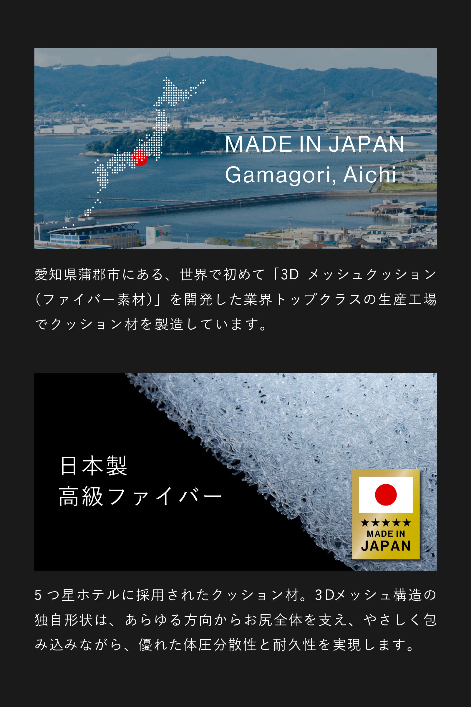 ZABUSHION（標準モデル） | BLACK – 【公式】ZABUSHION（ザブション）