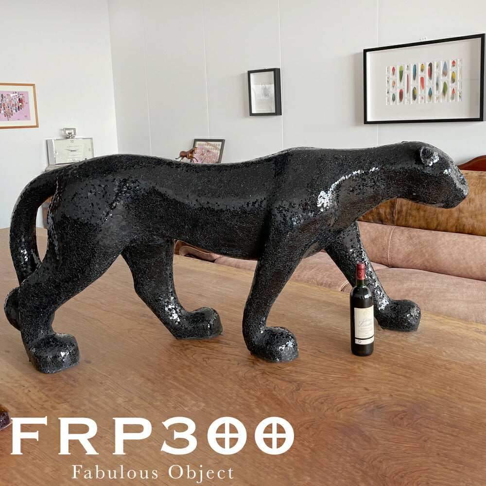 黒ヒョウ オブジェ 店舗 大型 置物 アート FRP300 – インポート卸雑貨