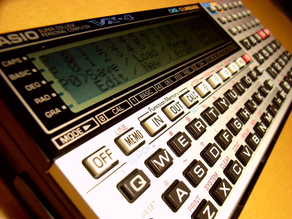 ポケコン - CASIO VX-4のRAM増設: SatE-O