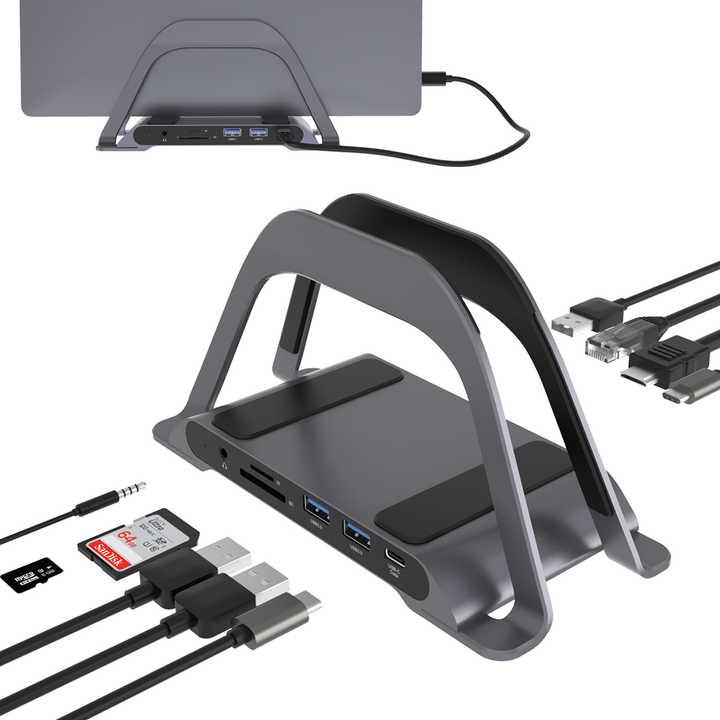 10-in-1 ノートPC ドッキング スタンド – 01Diverse