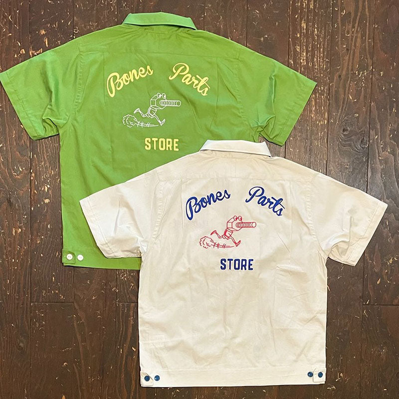 Bowling Shirt “BONES PARTS” – Dry Bones Online Shop