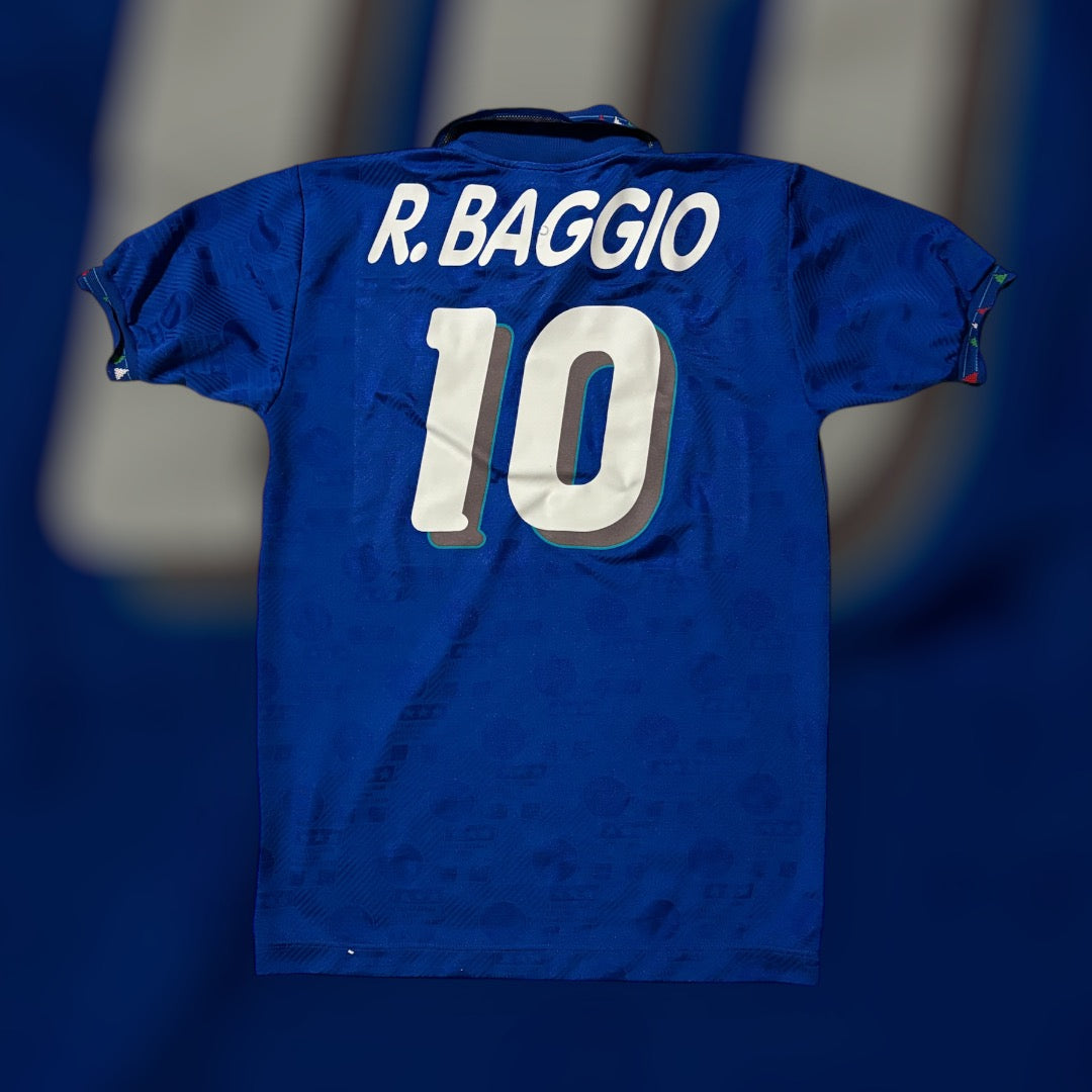 Roberto Baggio #10 1994 Italy Home Kit (Medium) – 3PM Blackout