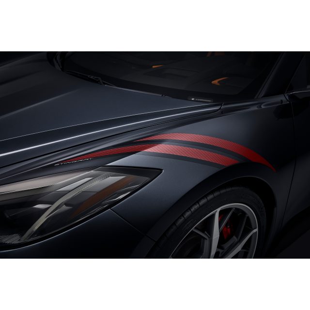 C8 Edge Red Carbon Flash Fender Hash Marks – 404 Parts