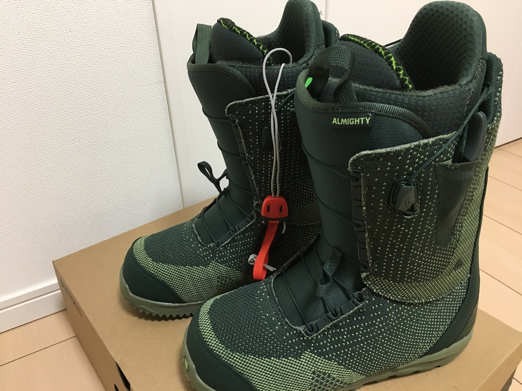 スノーボードブーツの重量まとめ 〜Burton SLX SWATH STEP ON ride the