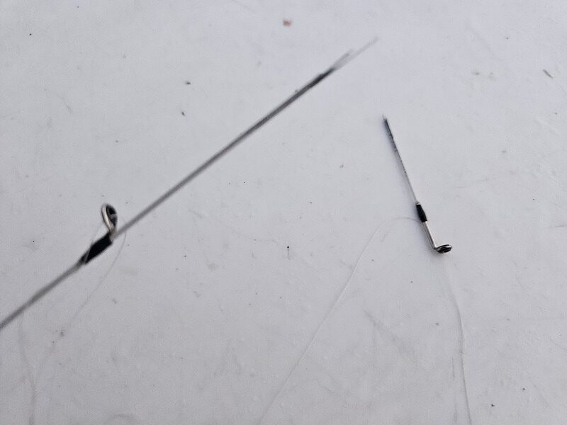 アジングロッドの竿先が折れた！失敗だらけのトップガイドの交換修理