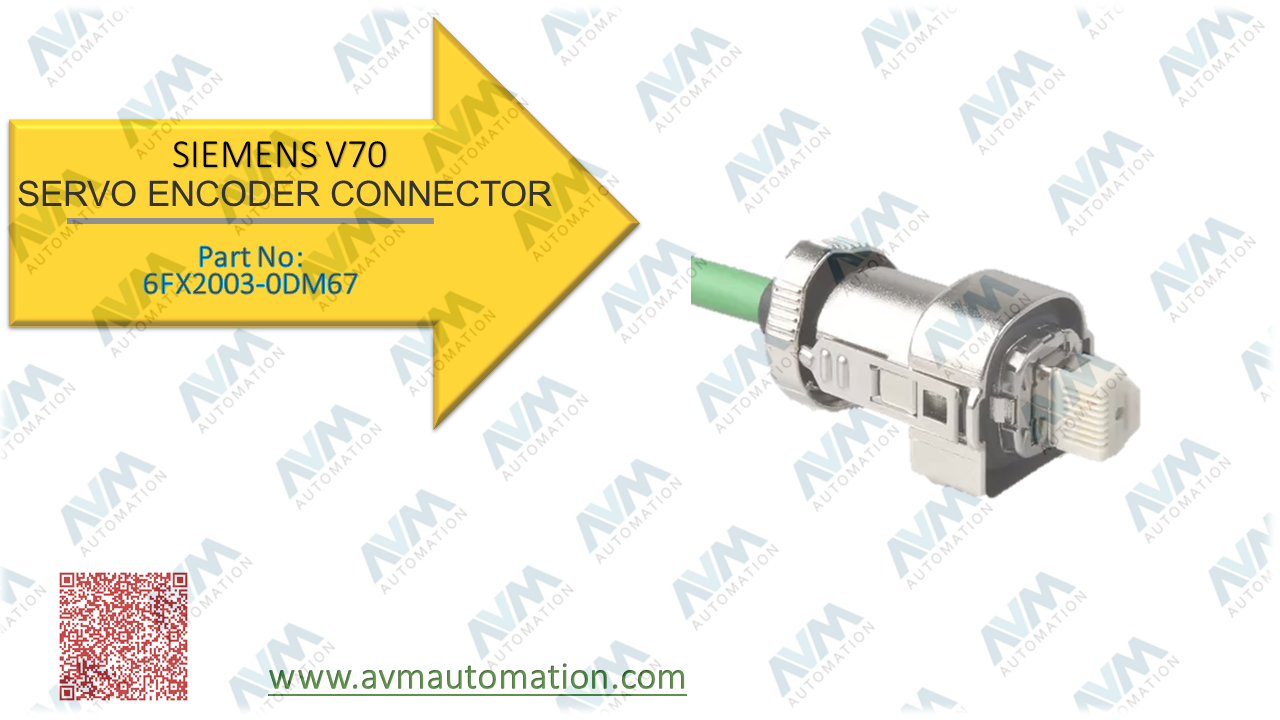 SIEMENS 6FX2003-0DM67 V70 SERVO ENCODER CONNECTOR at best price in
