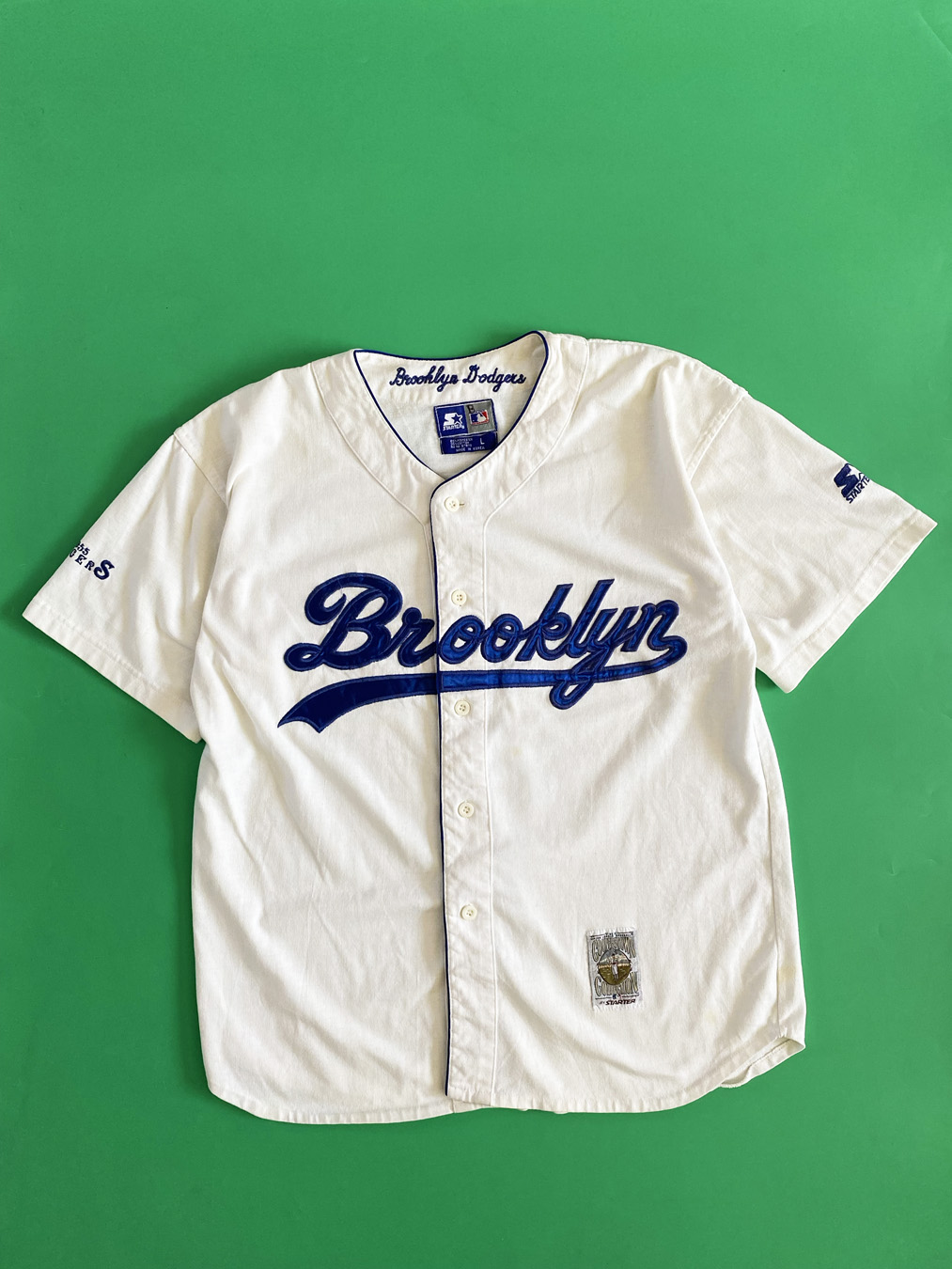 90s Brooklyn Dodgers Starter Baseball Jersey - 5 Star Vintage
