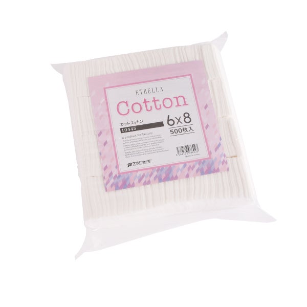 コットン 6×8cm 500枚入りの通販｜セブンビューティー