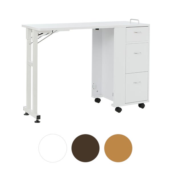 エトゥベラ＞ 折りたたみ ネイルテーブル MO1 ホワイトの通販｜セブン