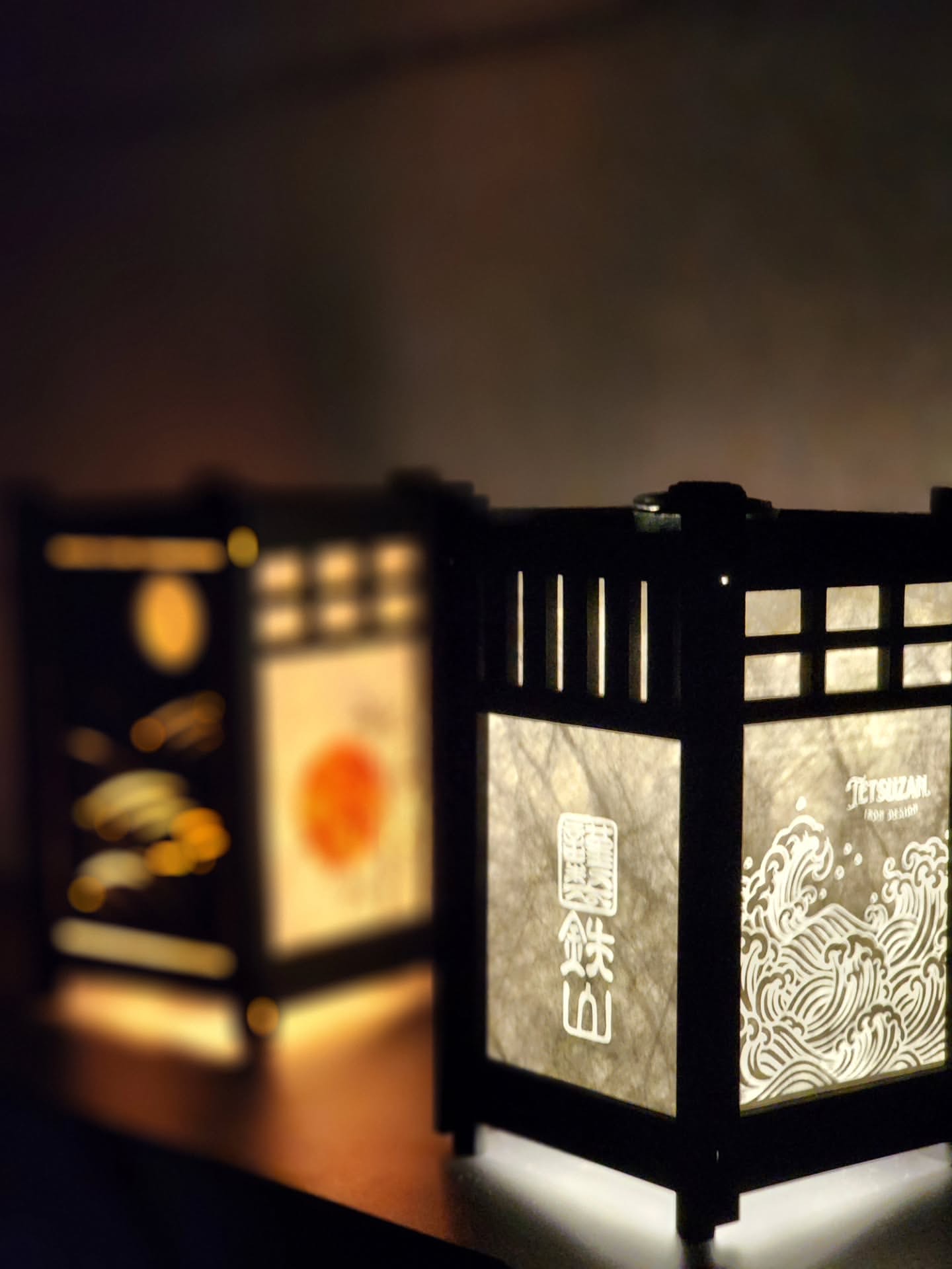 TETSUZAN 】灯籠 秋の夜長のためのキャンプアウトドアインテリア