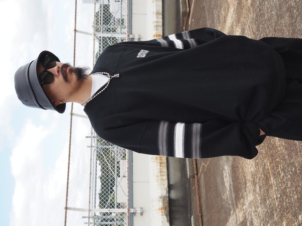 COOTIE PRODUCTIONS / Heavy Oz Jersey Jacquard Sleeve Hockey Shirt