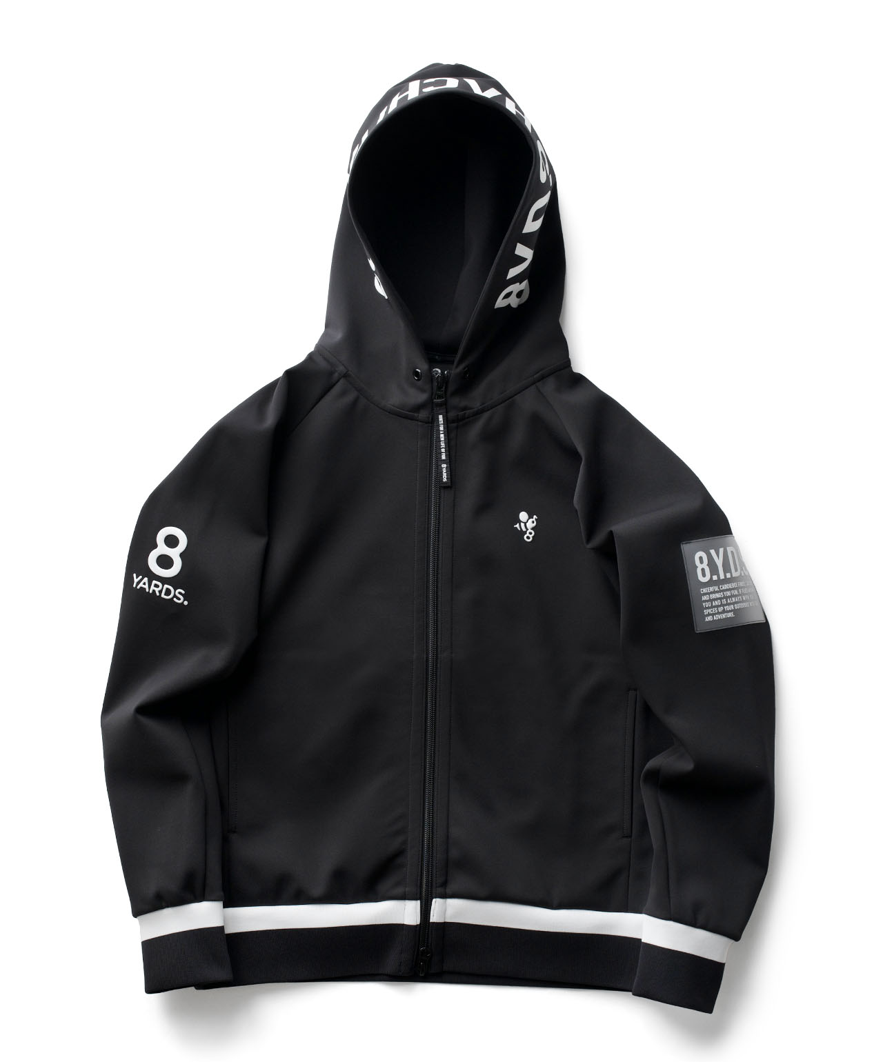 8YARDS / Women's BIG HOODIE IG | Black