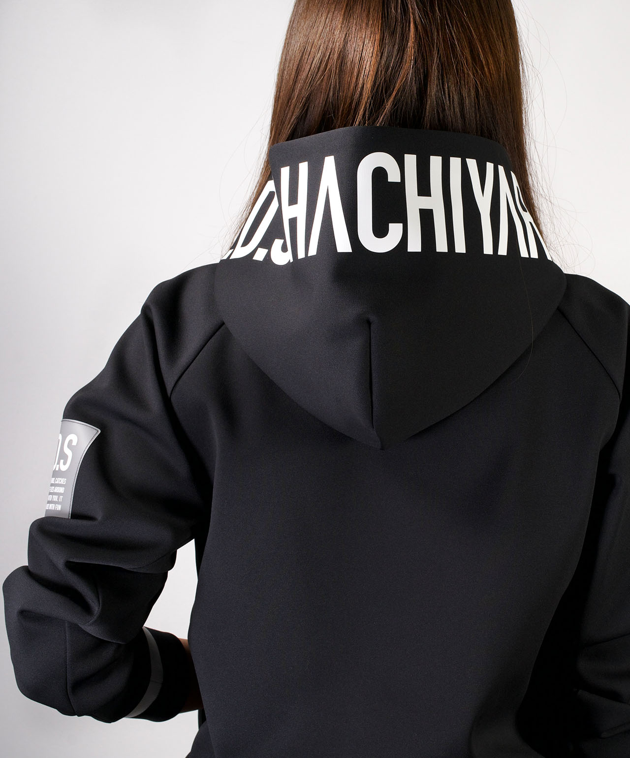 8YARDS / Women's BIG HOODIE IG | Black