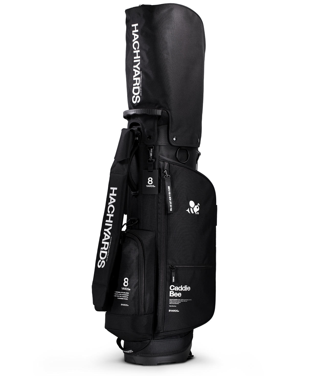 8YARDS / CaddieBag STAND | Black