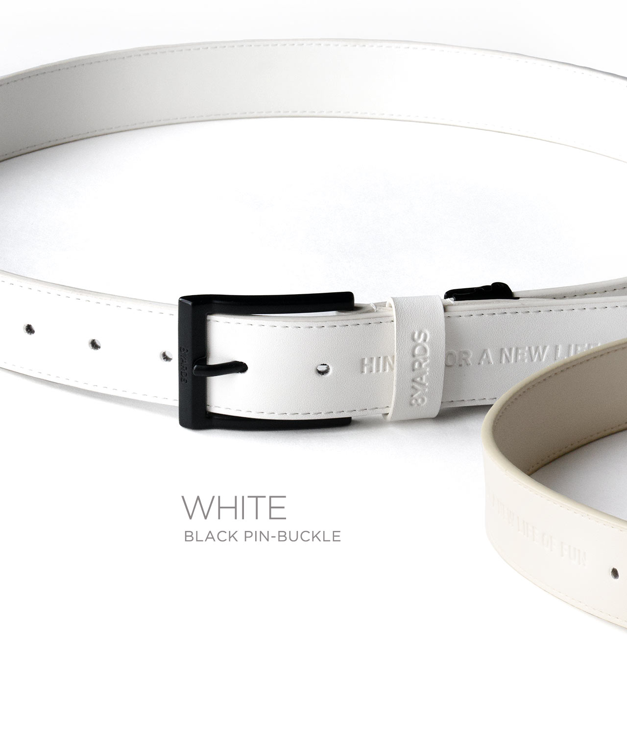 8YARDS / CaddieBee & Tagline DEBOSSED BELT