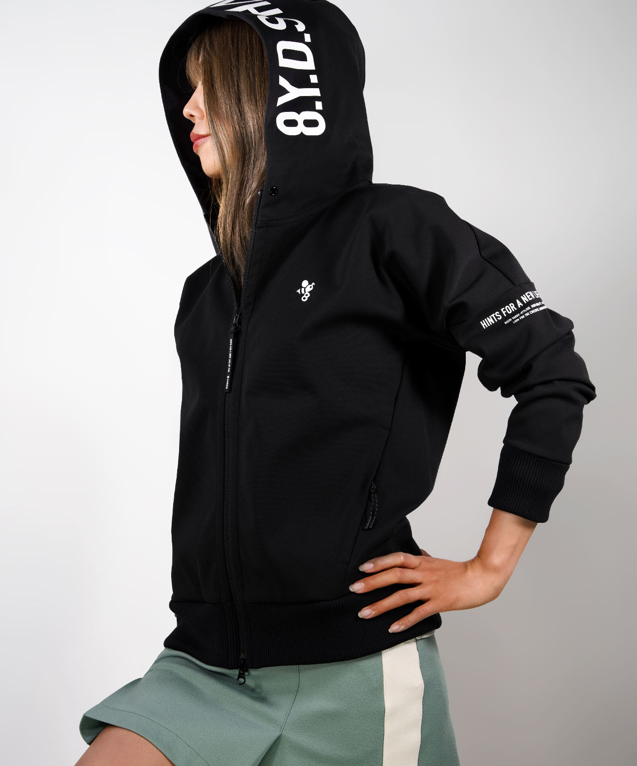 8YARDS / Women's Tagline BIG HOODIE