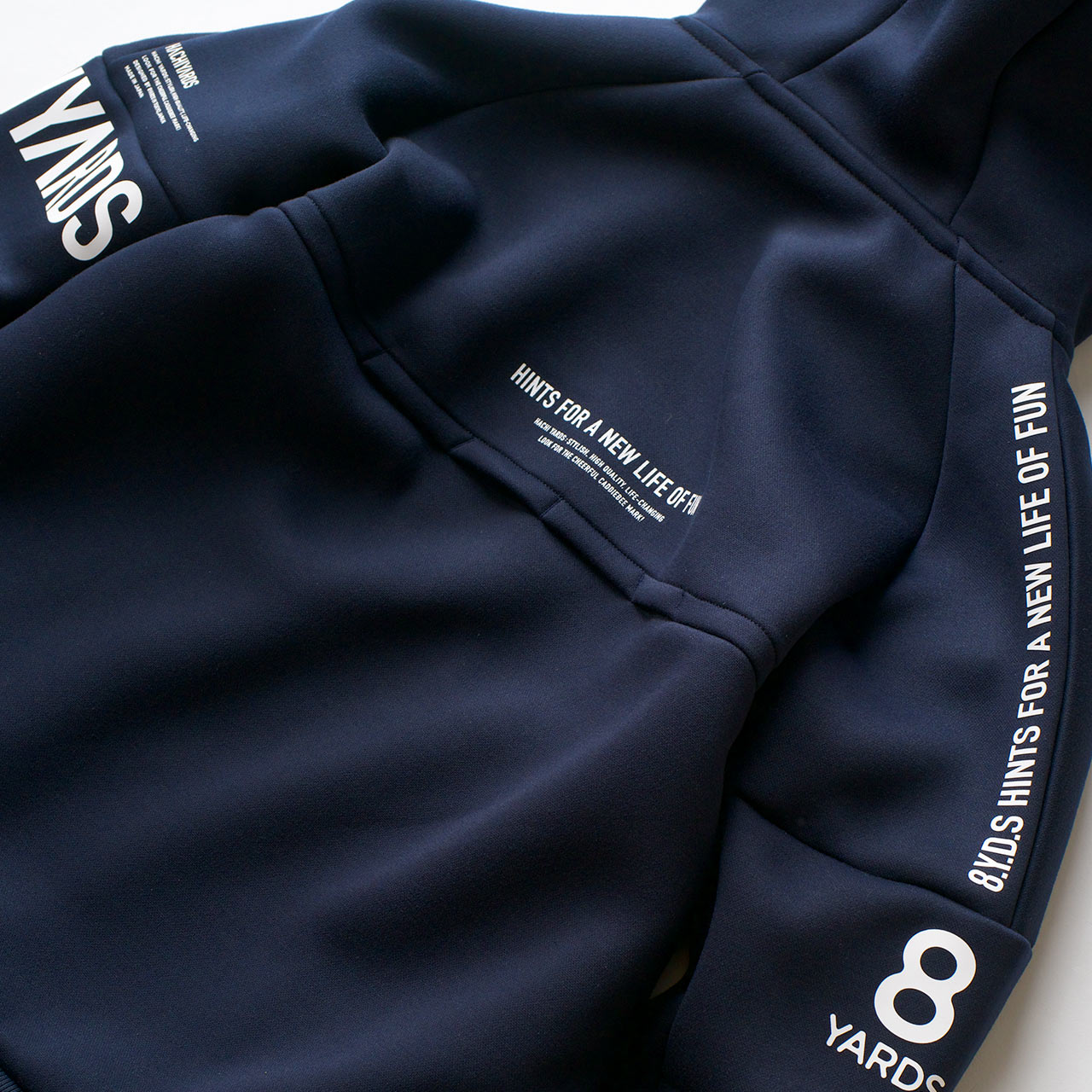 8YARDS / Tagline Hoodie 2G | DarkNavy