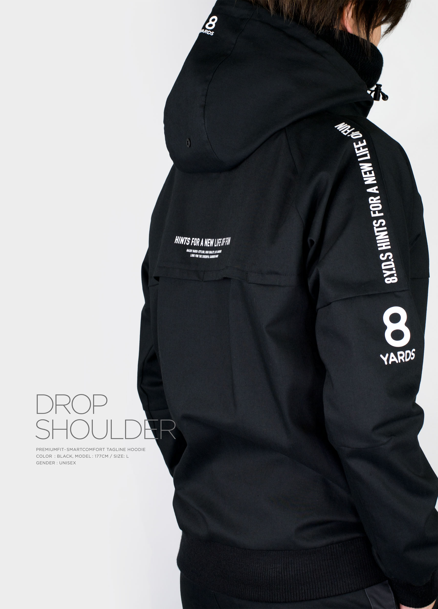 8YARDS | TAGLINE HOODIE