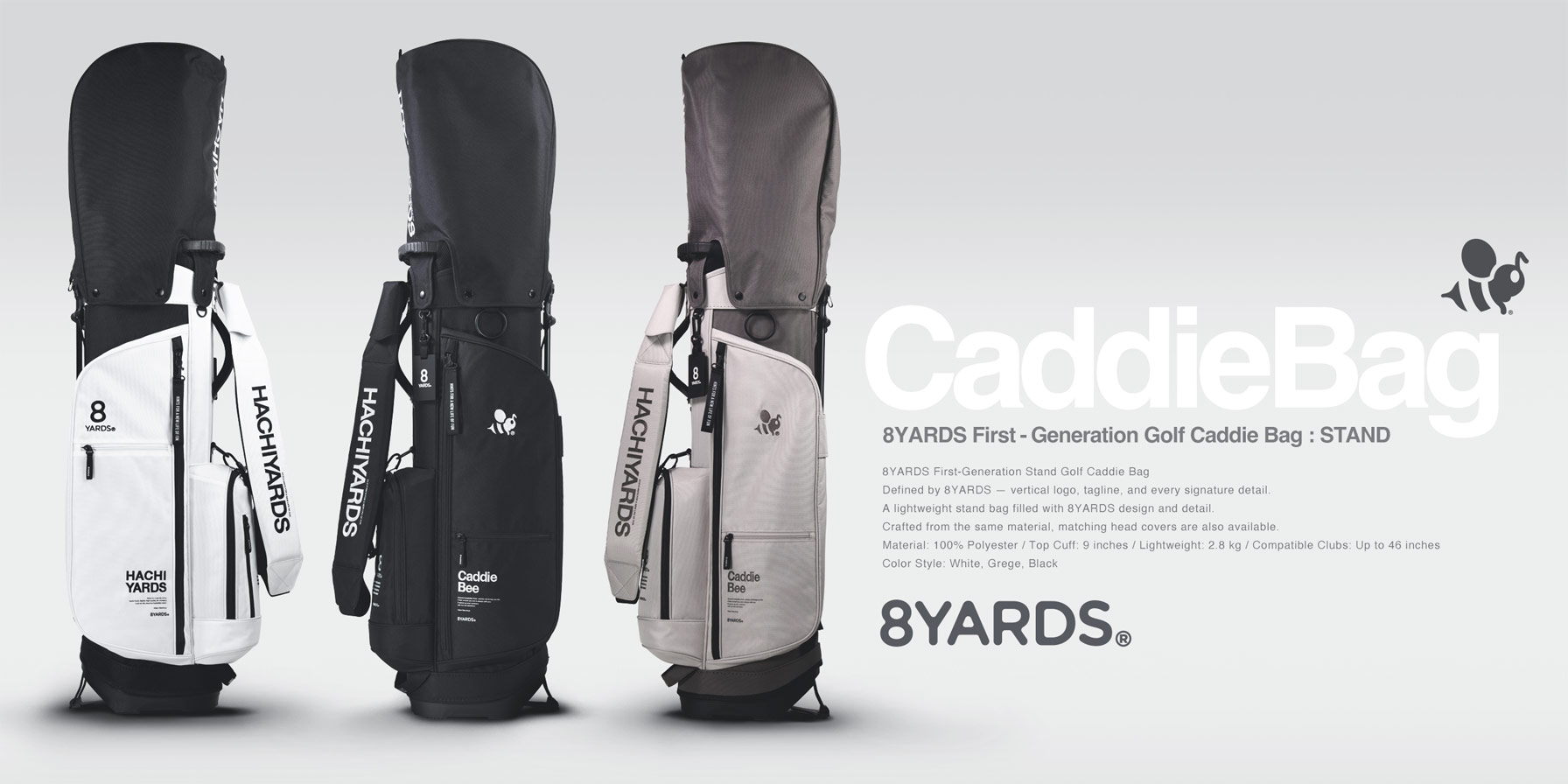 8YARDS / CADDIEBAG STAND | Grege