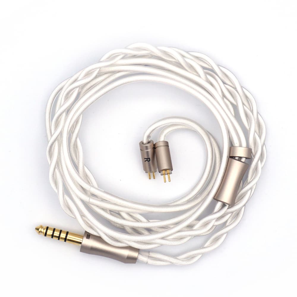 SIVGA SIV-QSPC 4.4mm イヤホン リケーブル 交換用 2PIN 0.78mm 銀