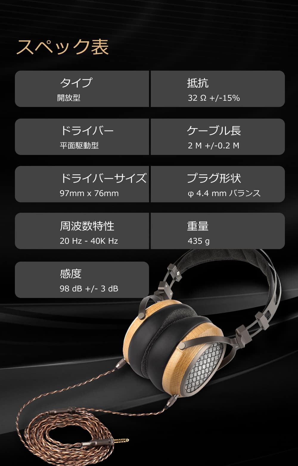 SIVGA P2 PRO 平面駆動開放型ヘッドフォン – 01Diverse