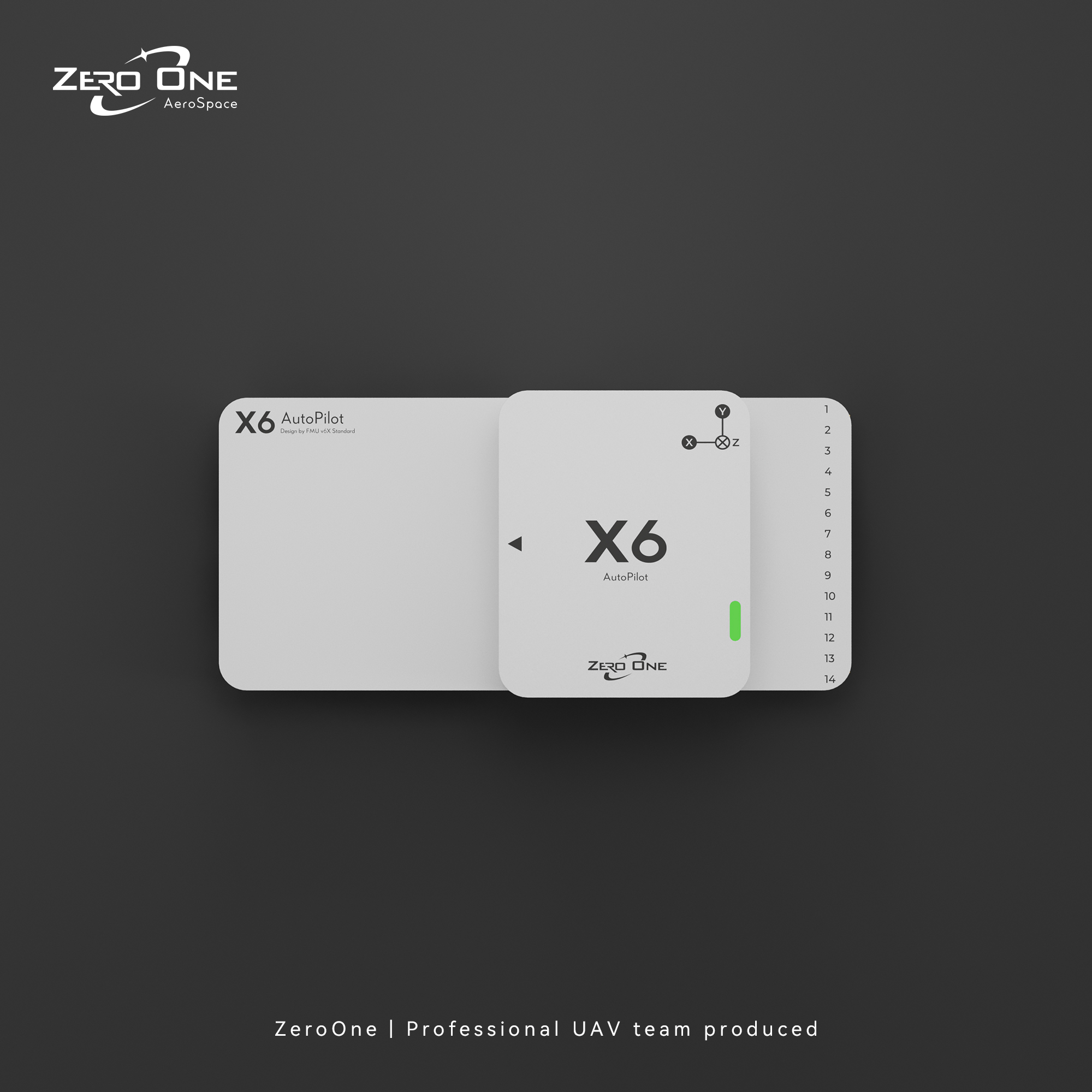 ZeroOne X6 AutoPilot For ArudPilot and PX4 for Copter, Plane, VTOL