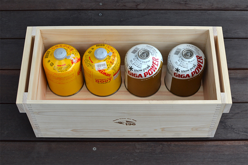 ウッドボックス20リットルの通販｜【196】ひのき・木製キャンプ用品店