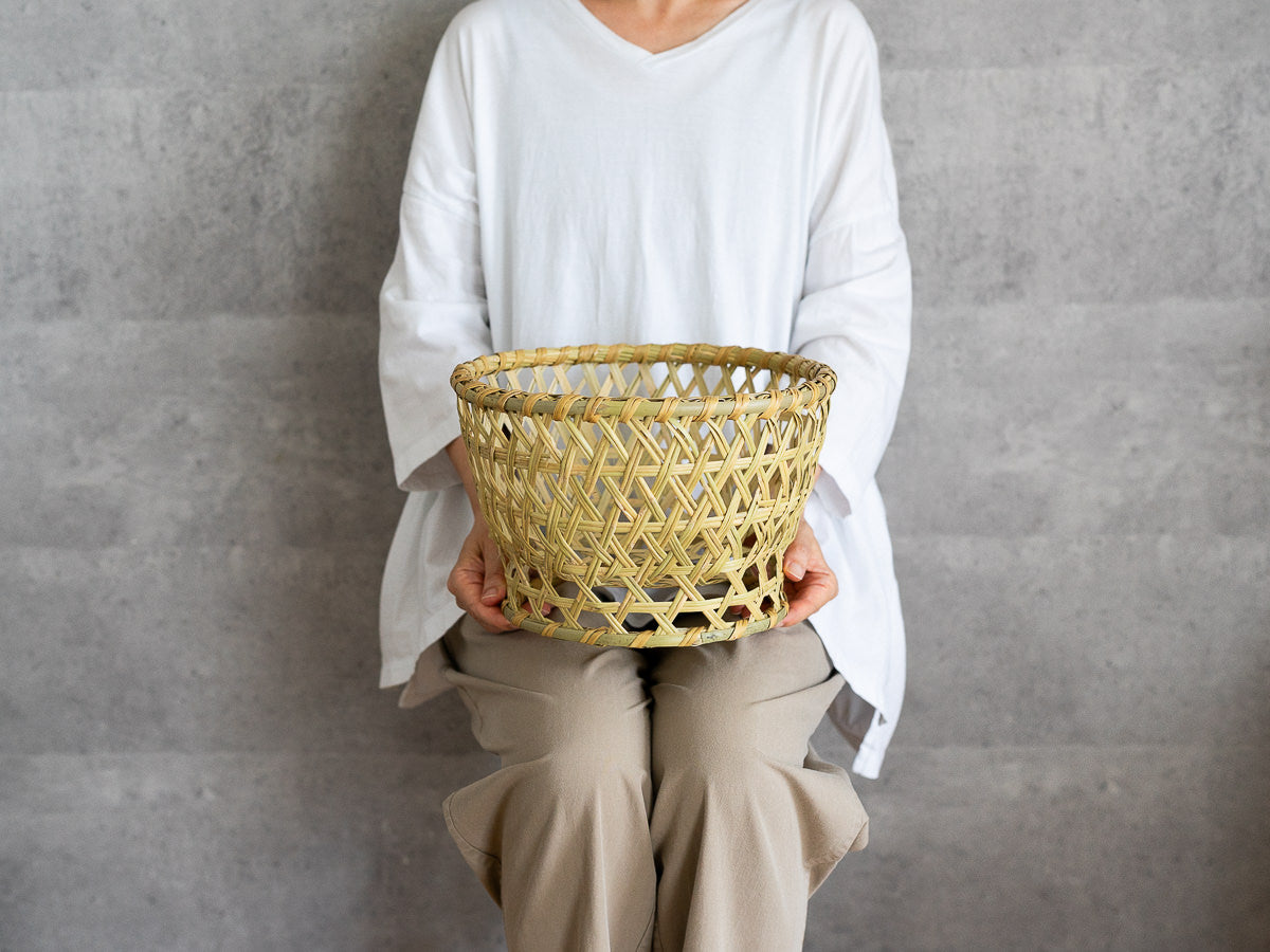 通気性のよい すず竹の椀かご – 市川籠店 | 1basketry