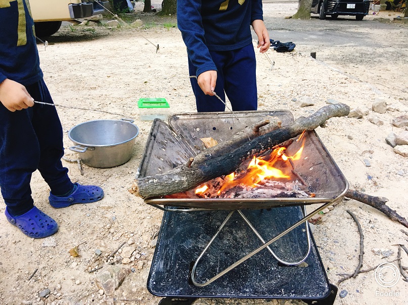 スノーピークの焚火台は重くてもLサイズが使いやすい - ラボブログ