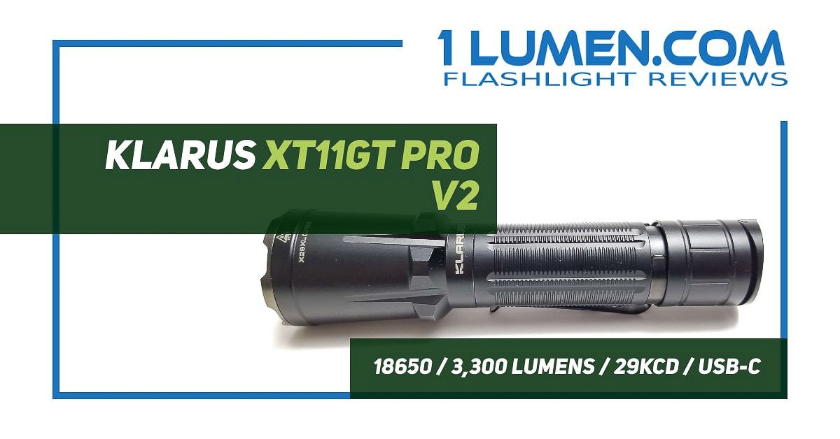 Klarus XT11GT Pro v2 review | Tactical flashlight with 3,300