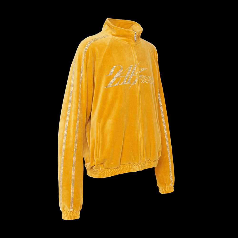 RHINESTONE VELOUR JERSEY SET-UP | OUTER | 24karats OFFICIAL ONLINE