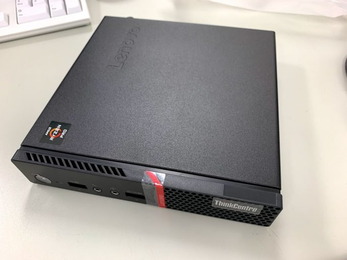 Lenovo ThinkCentre M715q Tiny が事務用小型PCとして非常に良いので