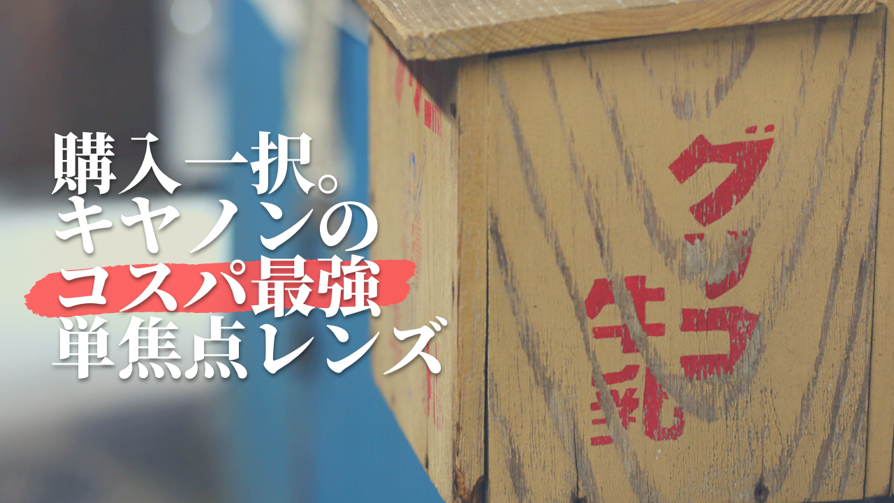 購入一択】コスパ最強の神レンズ。キヤノン「EF 50mm F1.8 STM
