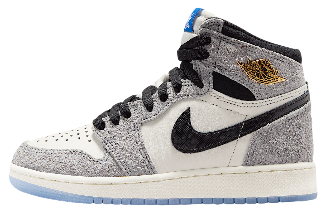 Air Jordan 1 High OG GS Cool Grey / Game Royal - Feb 2026 - FD1437