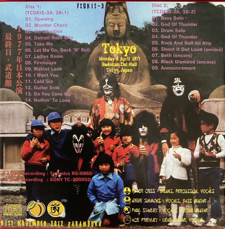 Kiss – 'Snake Attack Budokan: Last Show Japan Tour 1977' – Album