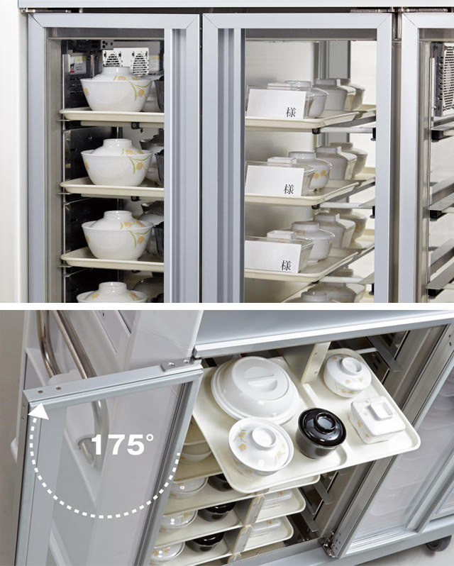 冷温蔵配膳車｜温冷配膳車｜株式会社フジマック｜セカンドラボ