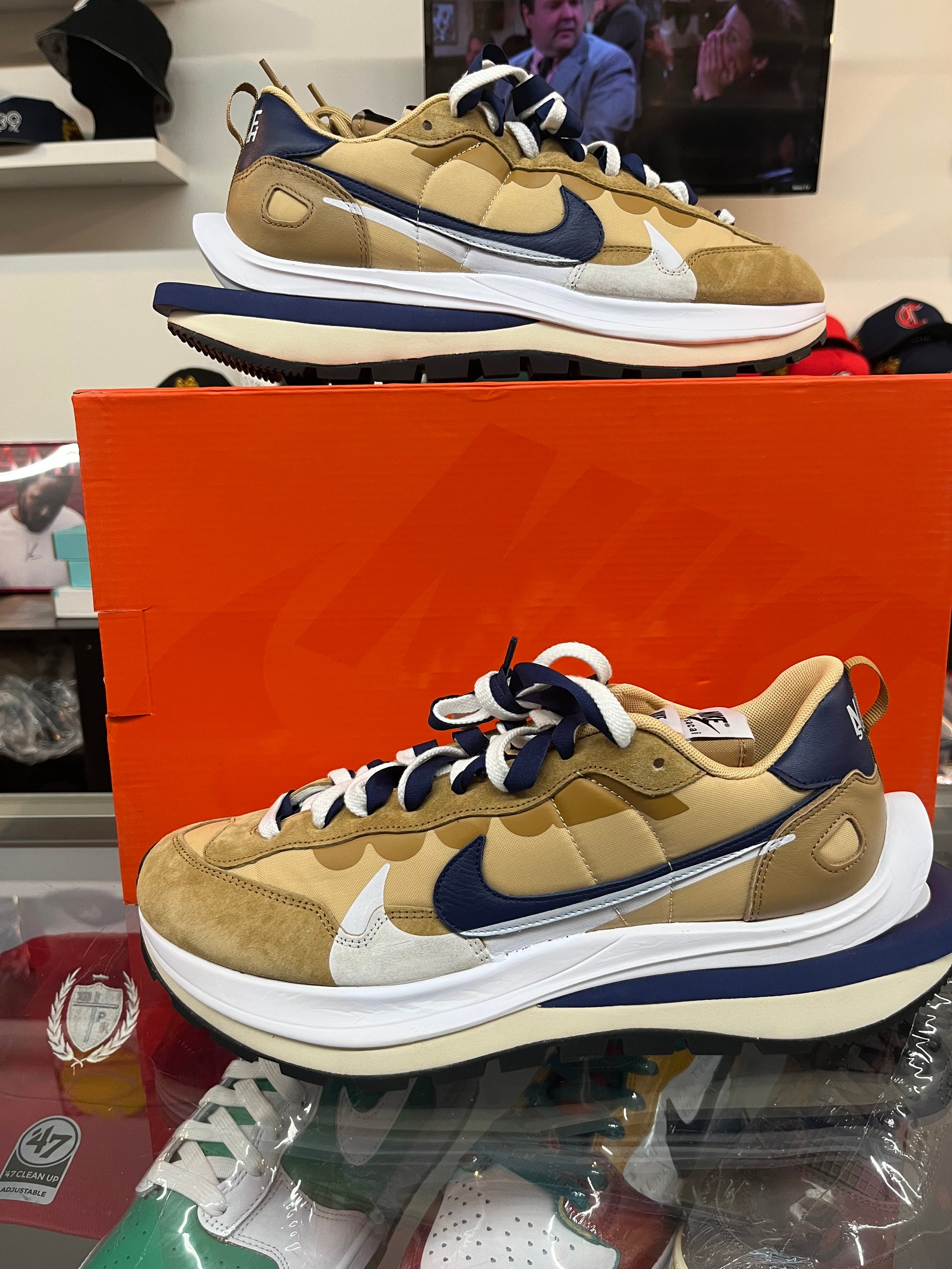 Sacai x Nike Vaporwaffle - Sesame Blue Void – 39castlesstl