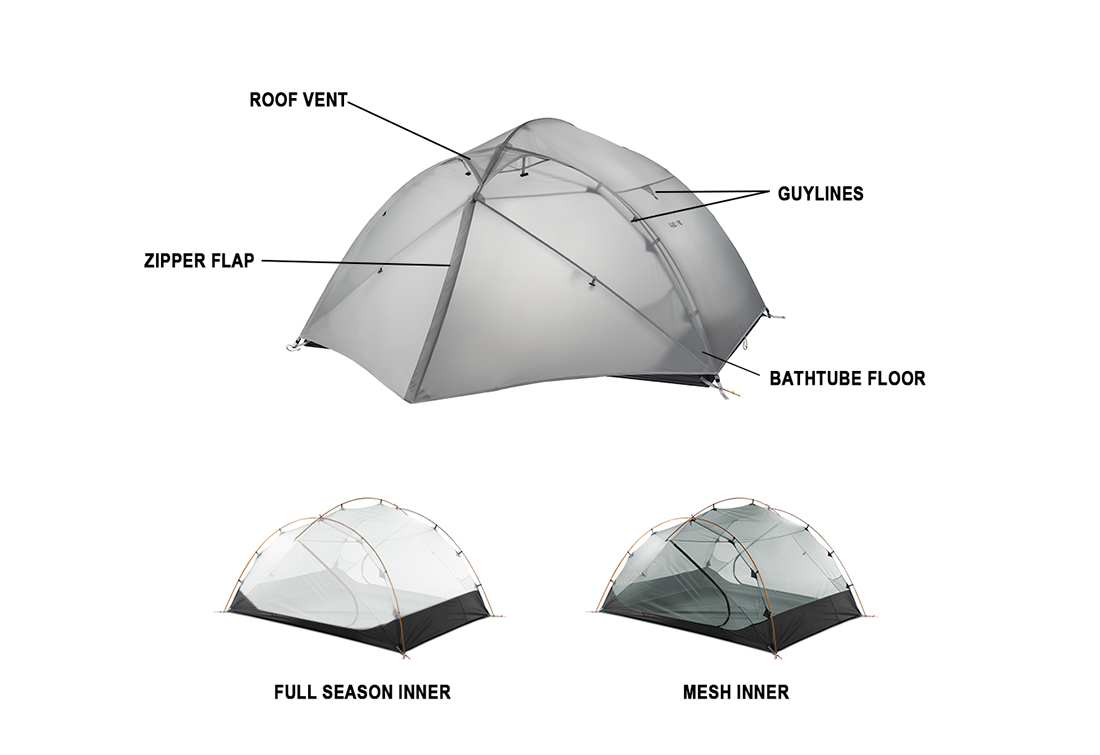 Qingkong 3 Tent - 3F UL GEAR Ultralight Outdoor Gears
