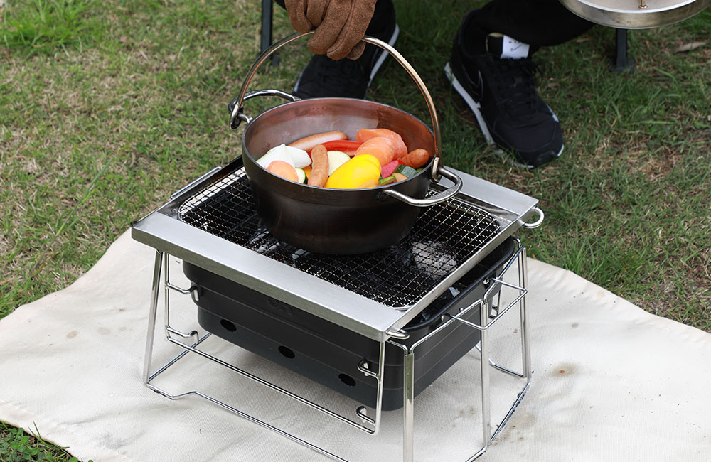 おりたたみBBQグリル おこのび 3R-BBQ01 | スリーアールソリューション