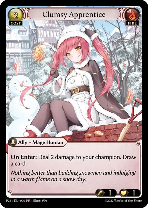 Clumsy Apprentice - Promotional Cards - Grand Archive TCG