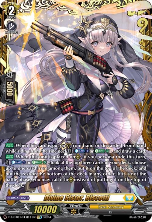 Divine Sister, Biscotti (FFR) - DZ-BT01: Fated Clash - Cardfight